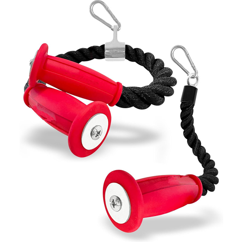 Home Gym Routine - Cuerdas ergonómicas para tríceps, accesorio de