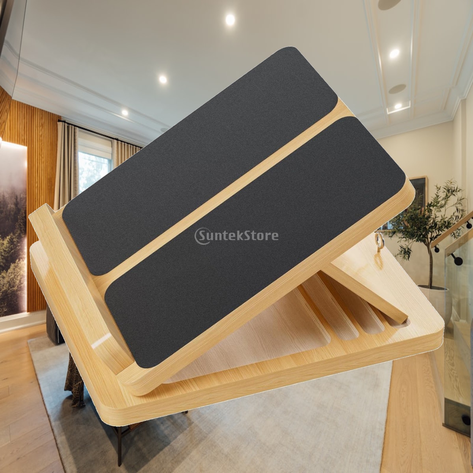 Home Gym Portable - Estirador de pantorrillas, tabla inclinada de