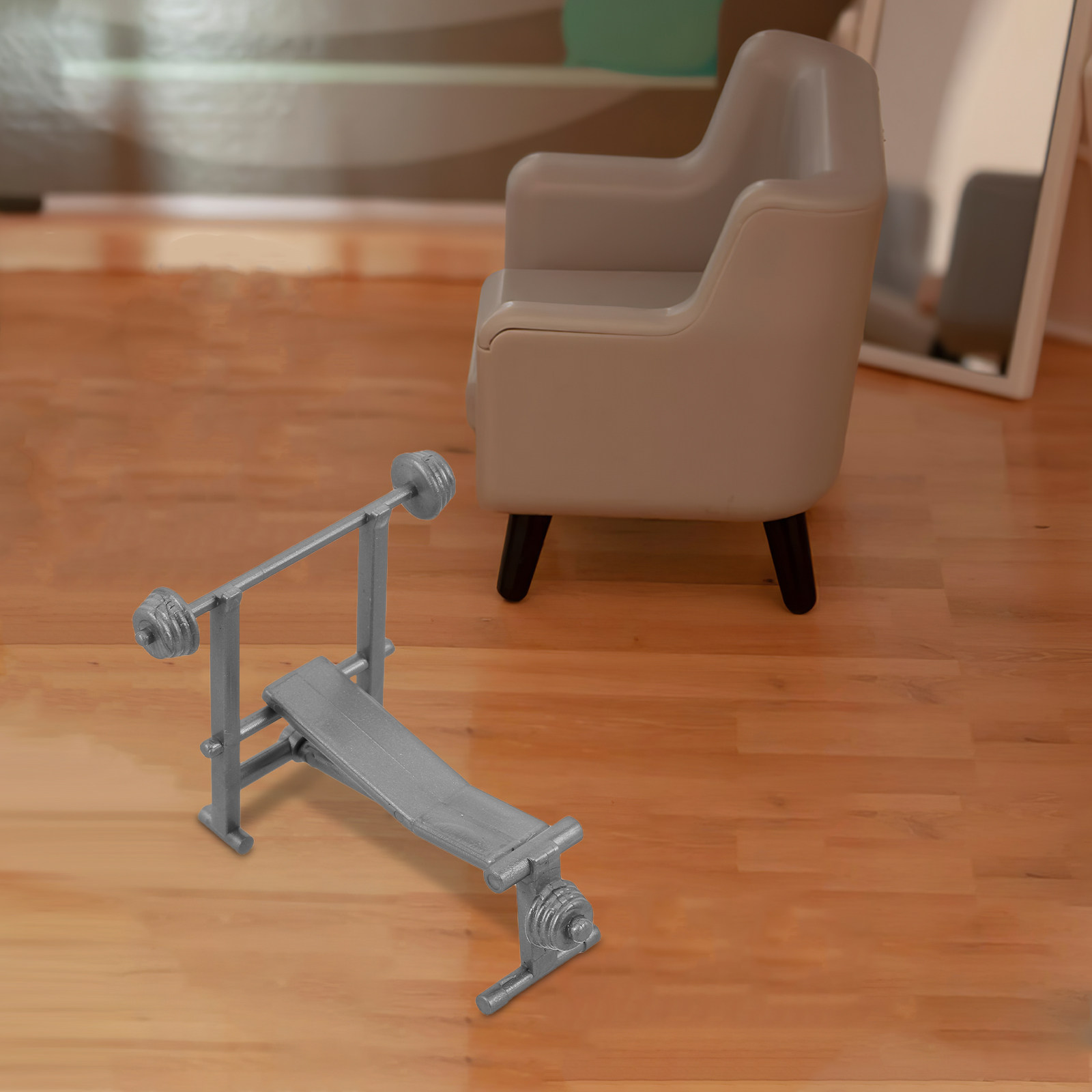 Set de gimnasio en miniatura c - Home Gym Equipment Set reseña y precio