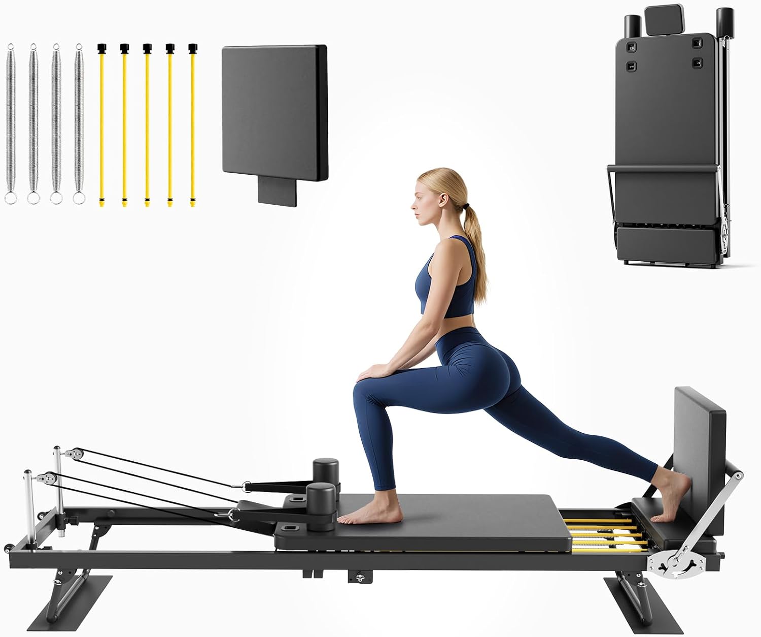 Máquina de Pilates Plegable, E - Home Gym Equipment Set reseña y precio