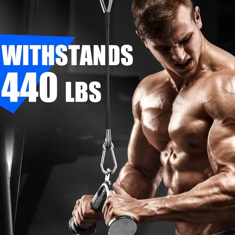 1/2 Piezas de Cable de Extensi - Home Gym Routine reseña y precio